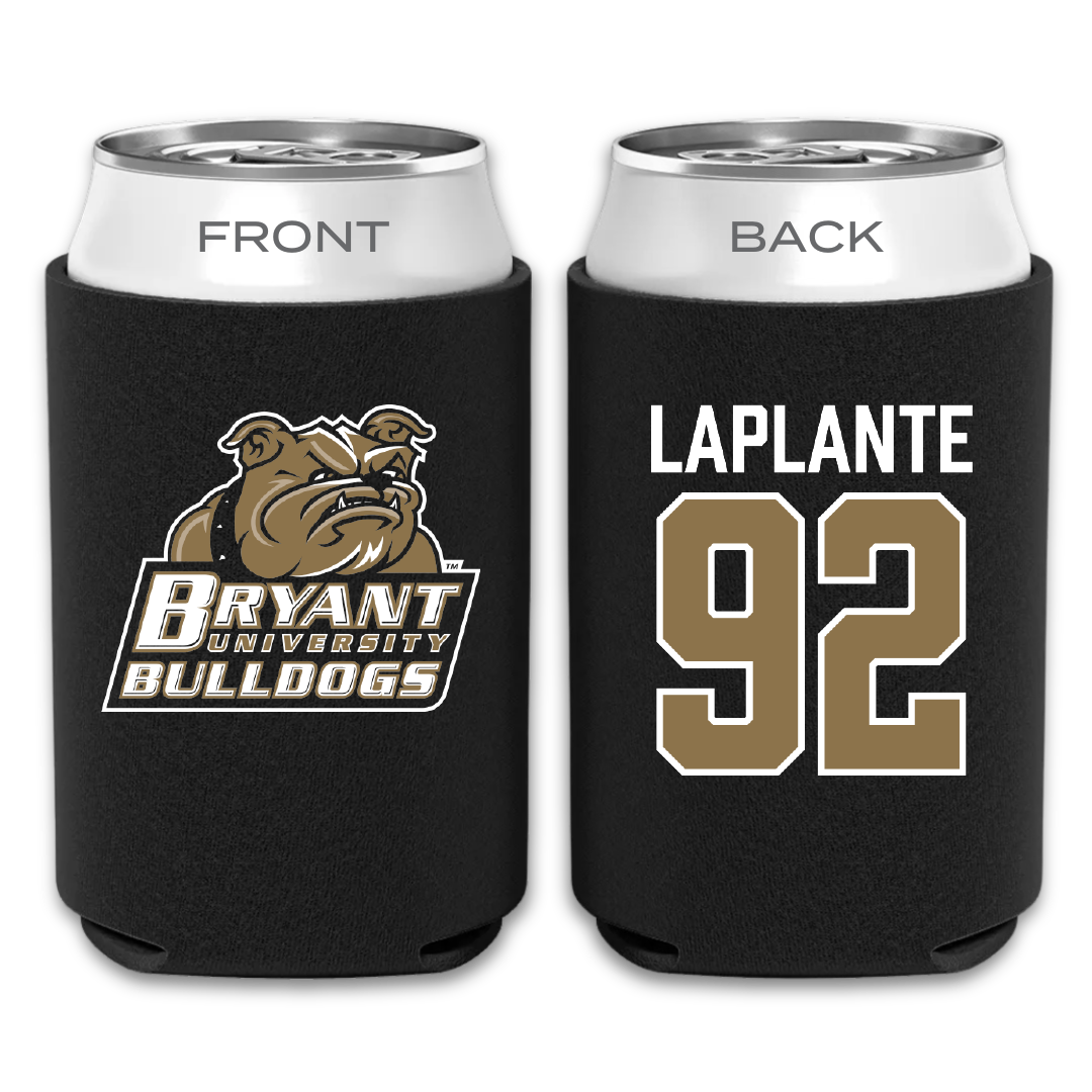 Bryant University Football Black Can Cooler - #92 Nathan LaPlante