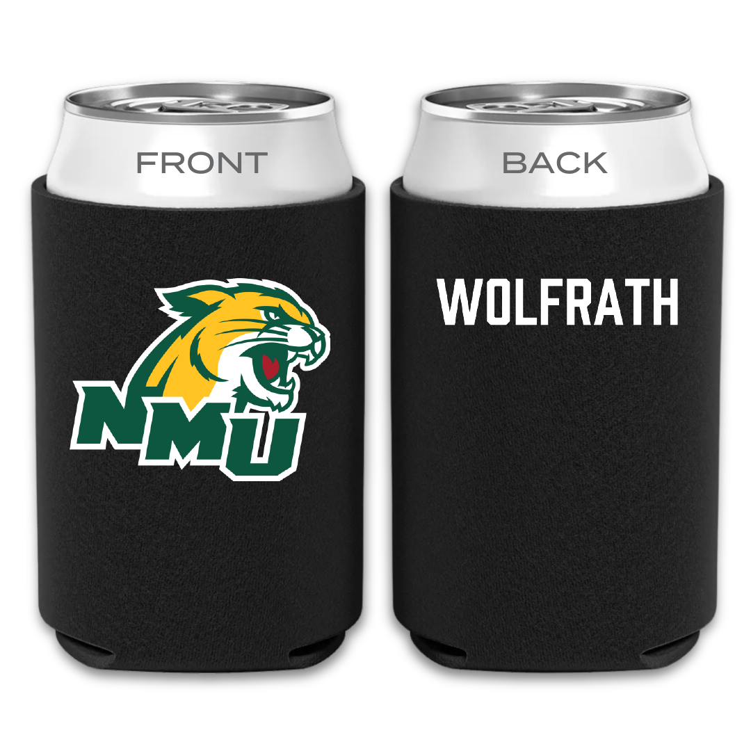 Northern Michigan University TF and XC Black Can Cooler - Ellyse Wolfrath
