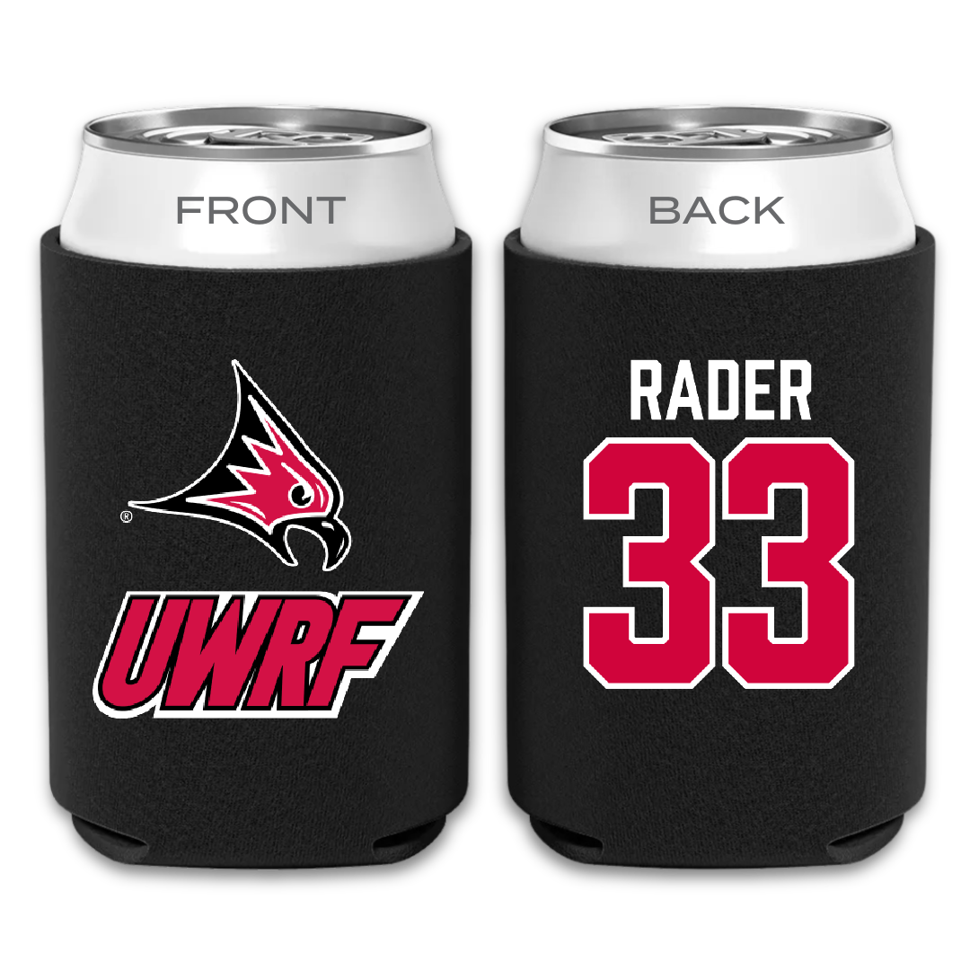 University of Wisconsin-River Falls Ice Hockey Black Can Cooler - #33 Anna Rader
