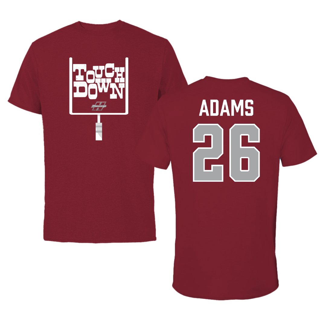 Henderson State University Football Cardinal Touchdown Tee - #26 Devon Adams