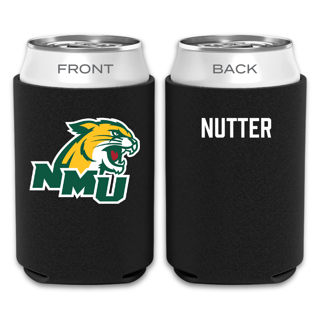 Northern Michigan University Greco-Roman Wrestling Black Can Cooler - Aidan Nutter