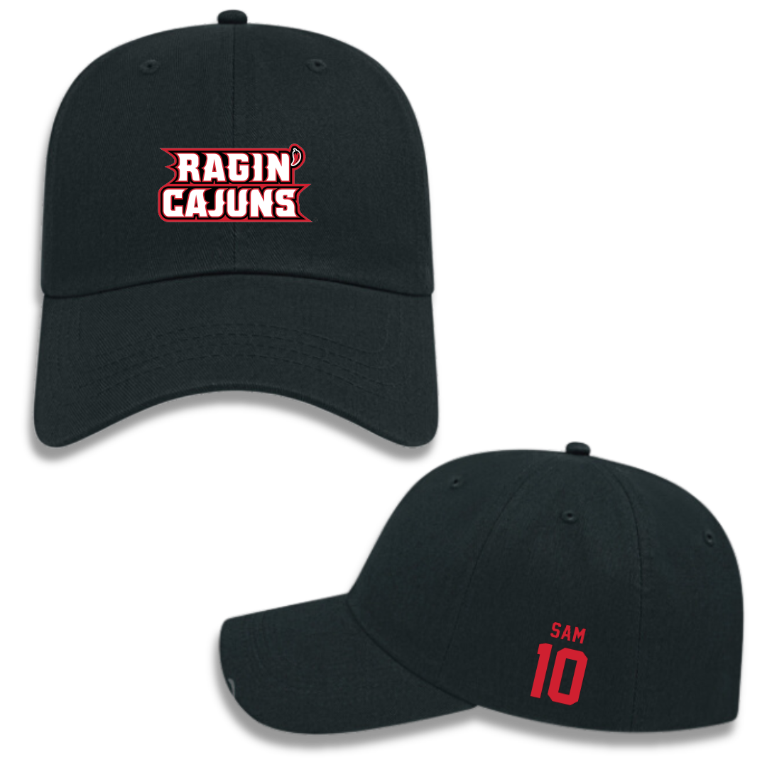 University of Louisiana at Lafayette Basketball (W) Black Hat - #10 Aasia Sam