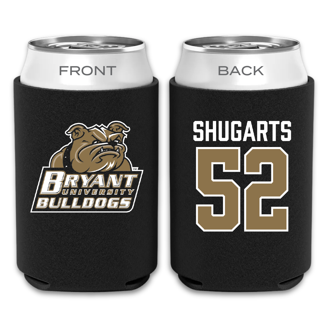 Bryant University Football Black Can Cooler - #52 Beau Shugarts