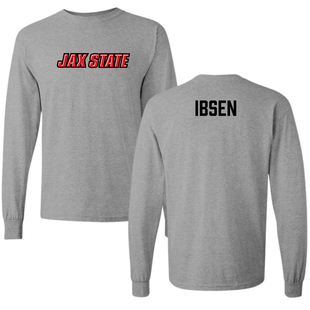 Jacksonville State University TF and XC Sport Gray Long Sleeve - Lennon Ibsen