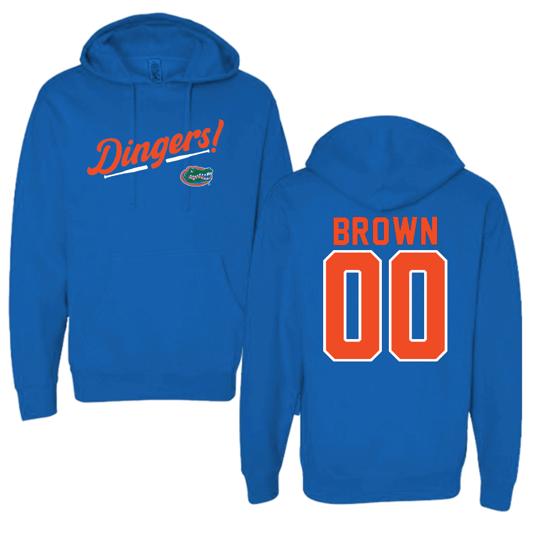 University of Florida Softball Blue Dingers Hoodie - #00 Ava Brown