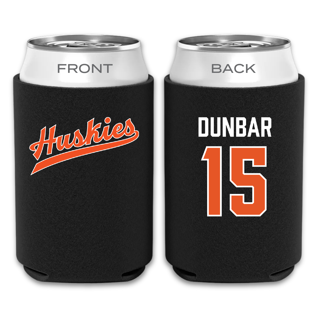 Houston Christian University Soccer (W) Black Can Cooler - #15 Brynn Dunbar