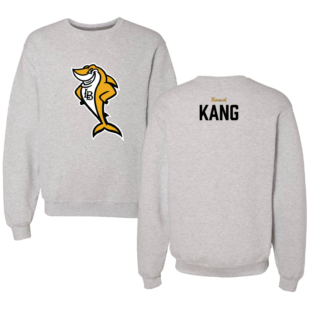 Long Beach State University Golf Gray Crewneck - Emma Kang