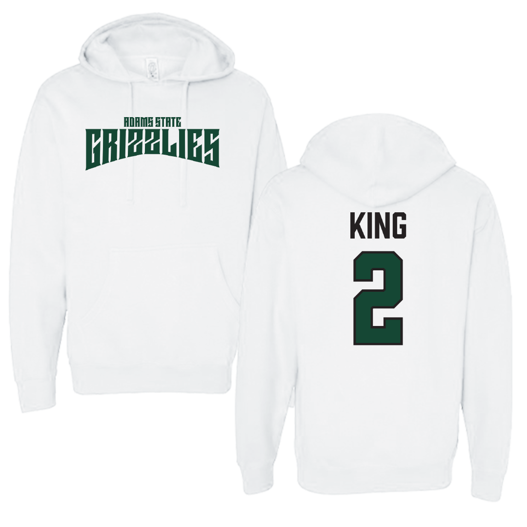 Adams State University Basketball (M) White Classic Hoodie - #2 Jayce King