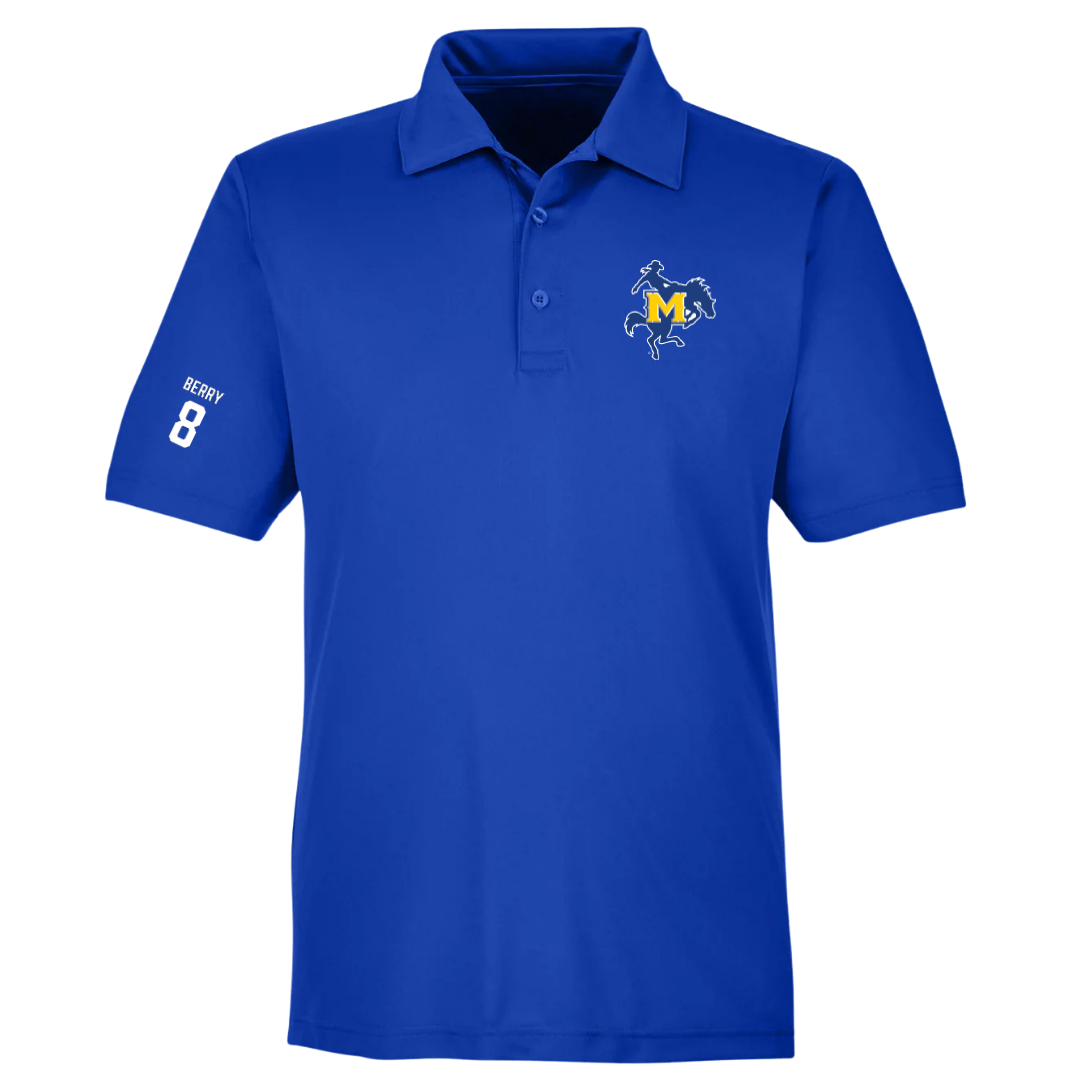 McNeese State University Basketball (W) Blue Polo - #8 Avari Berry