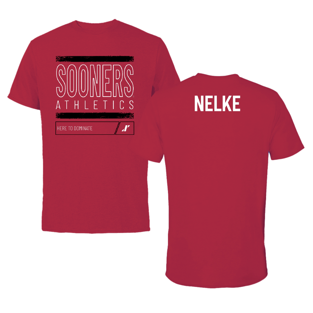 University of Oklahoma Golf Crimson Dominate Tee - Raychel Nelke