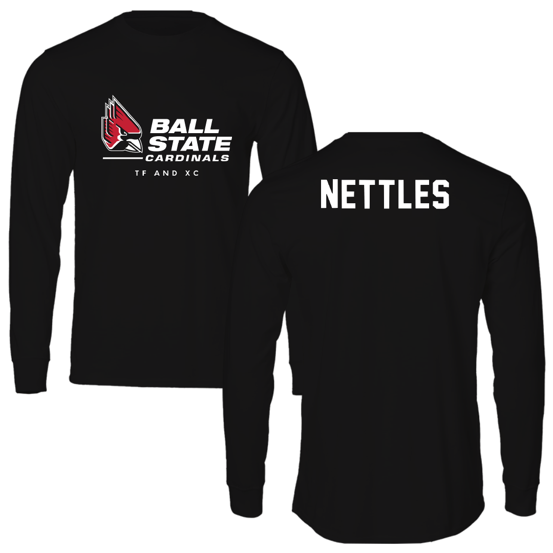 Ball State University TF and XC Black Long Sleeve - Kenli Nettles