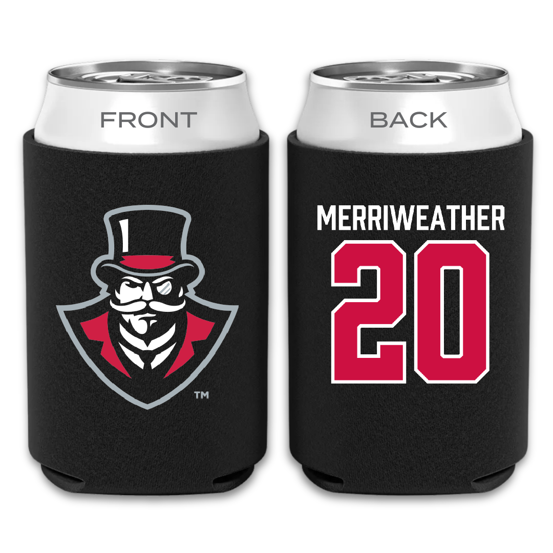 Austin Peay State University Baseball Black Can Cooler - #20 DJ Merriweather