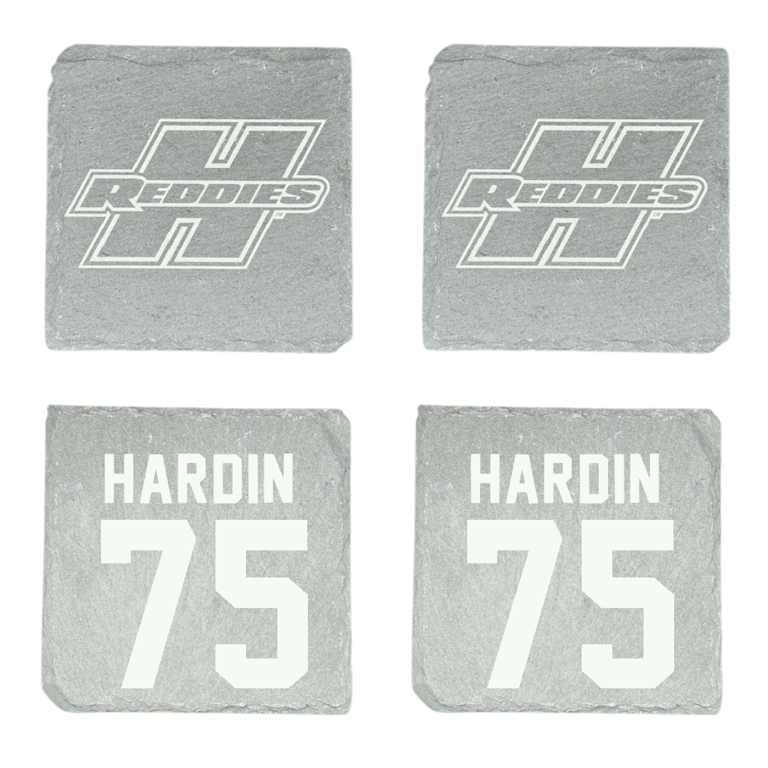 Henderson State University Football Stone Coaster (4 Pack)  - #75 Elijah Hardin