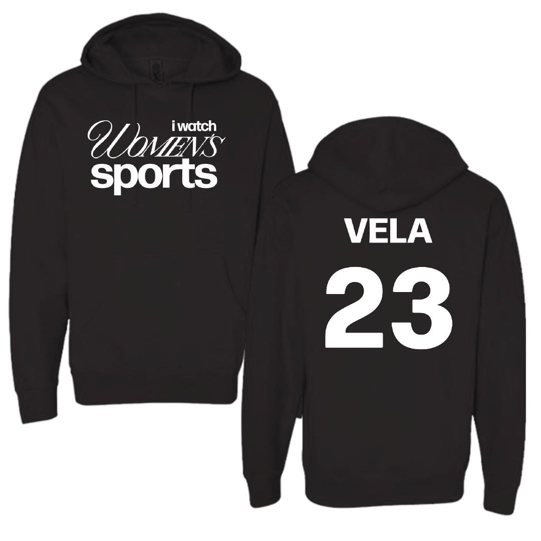 Dallas Baptist University Soccer Black WHM Hoodie - #23 Mckenna Vela