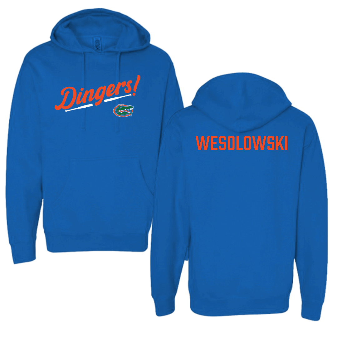 University of Florida Softball Blue Dingers Hoodie - Ella Wesolowski