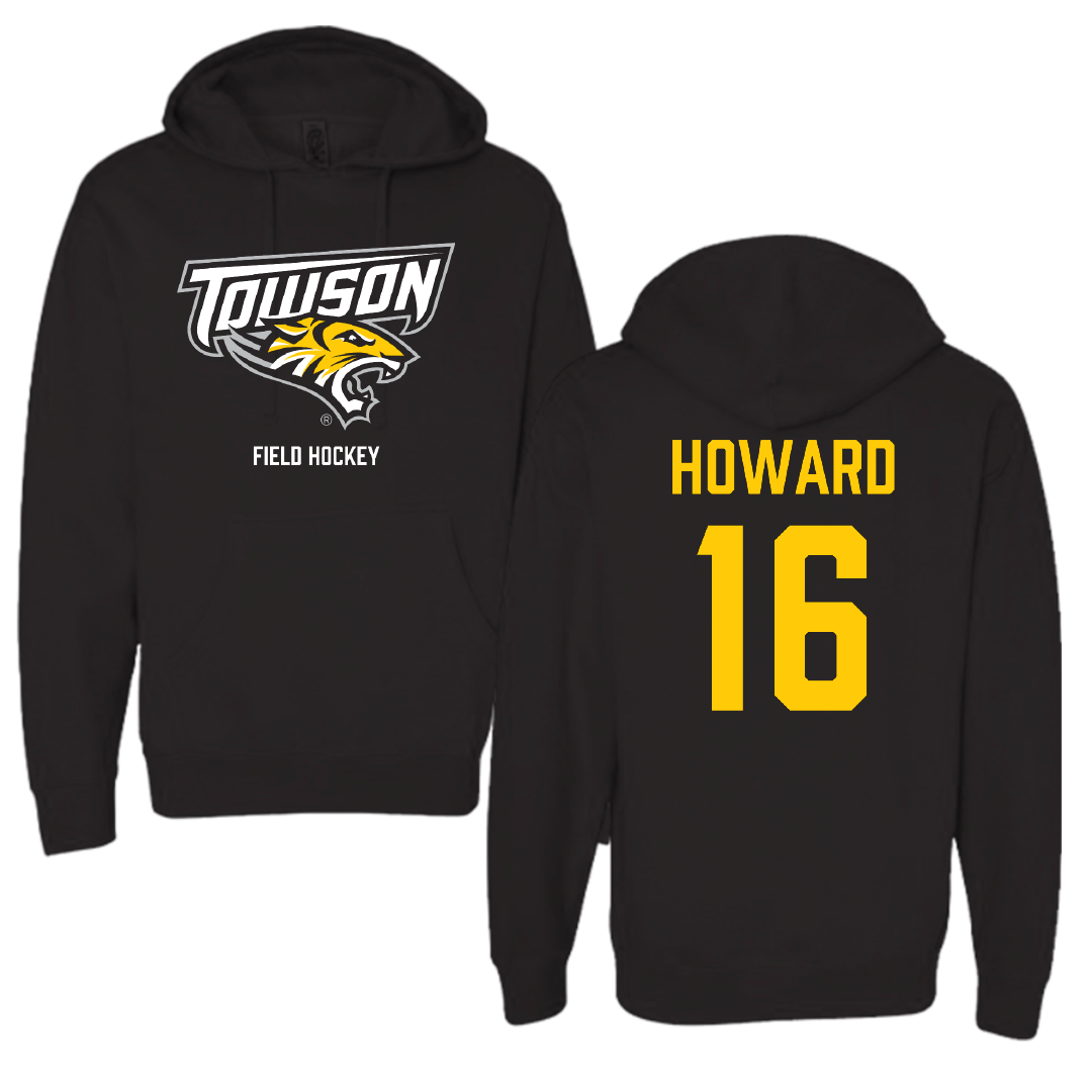Towson University Field Hockey (W) Black Hoodie - #16 Madisyn Howard