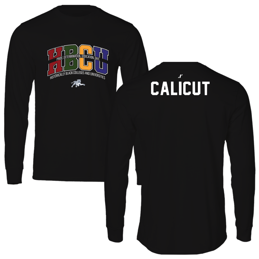 Jackson State University TF and XC Black HBCU Performance Long Sleeve - Callie Calicut