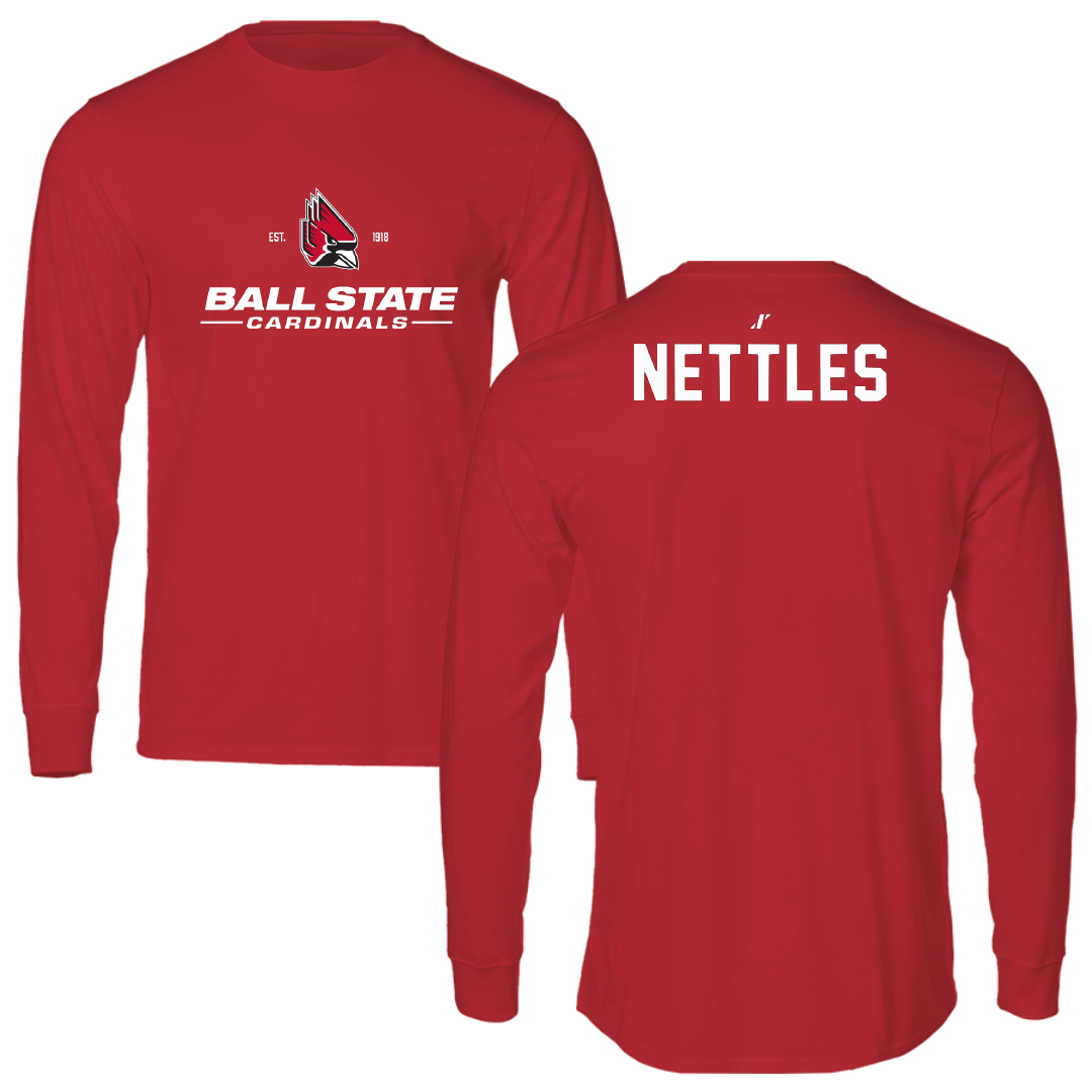 Ball State University TF and XC Red General Long Sleeve - Kenli Nettles