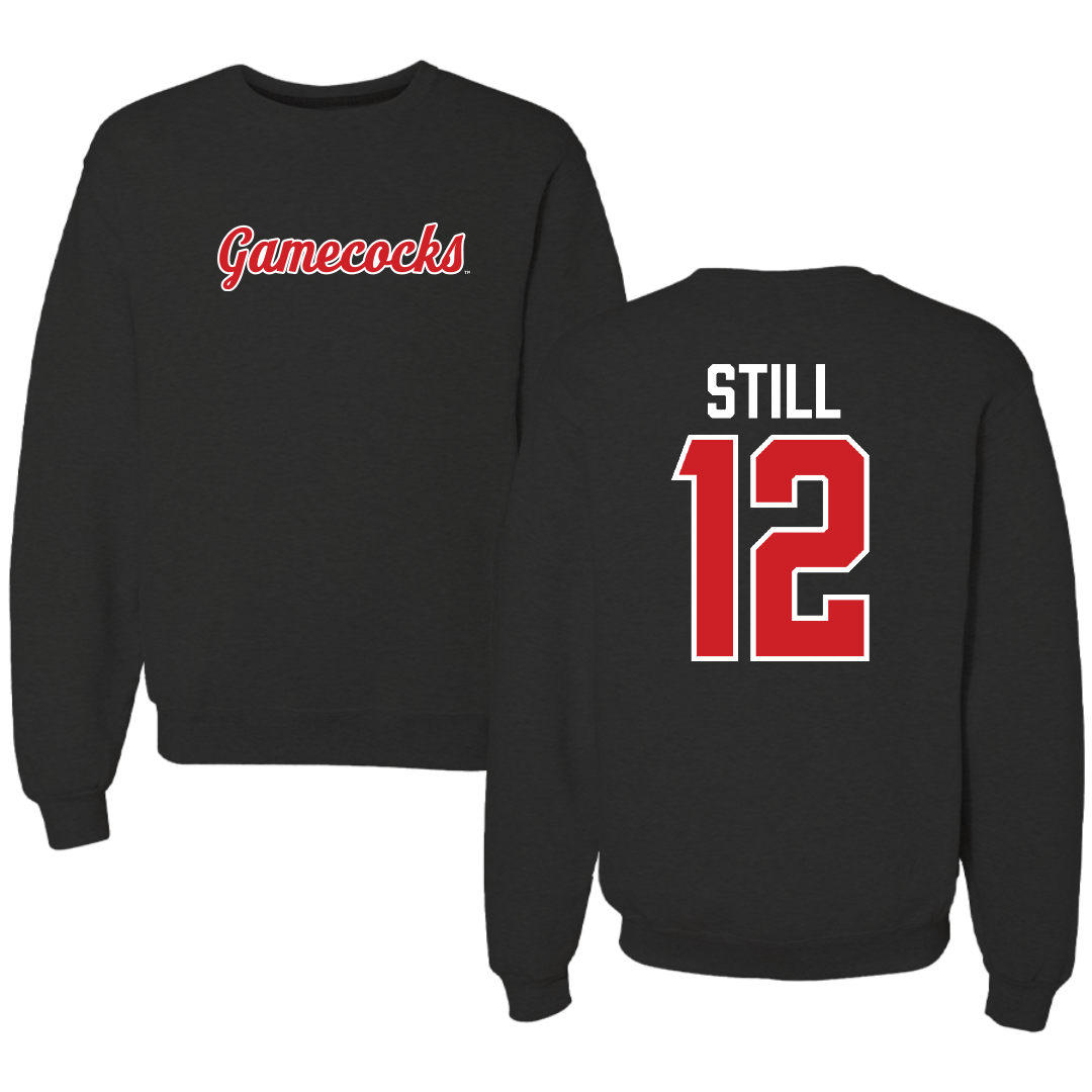 Jacksonville State University Soccer Black Crewneck - #12 Brookelyn Still