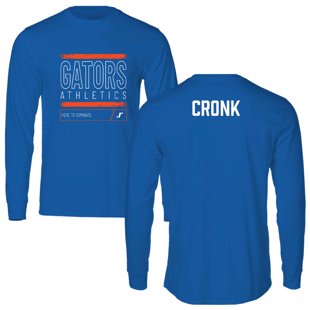 University of Florida Swimming & Diving Blue Dominate Long Sleeve - Micayla Cronk
