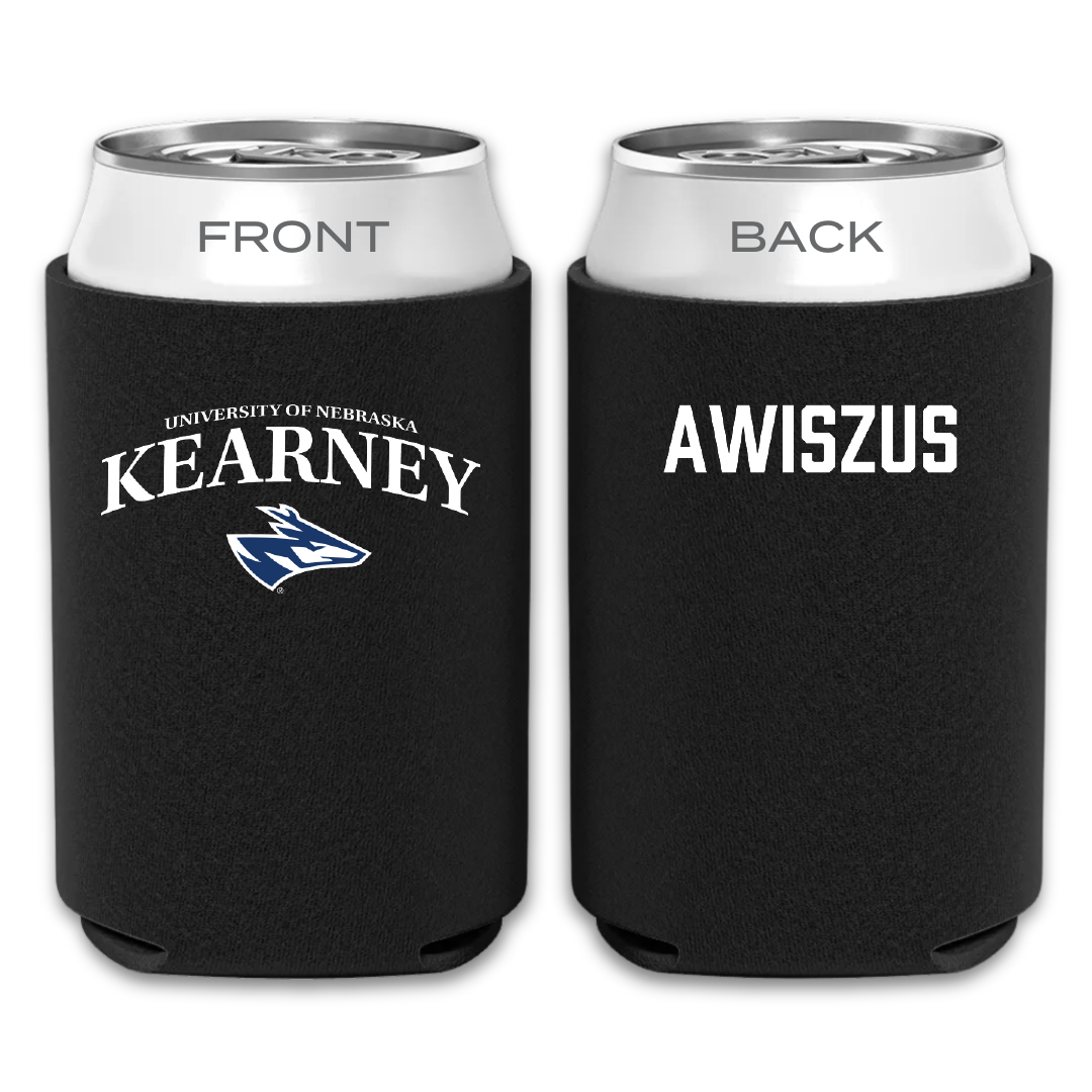 University of Nebraska at Kearney Wrestling Black Can Cooler - Jacob Awiszus