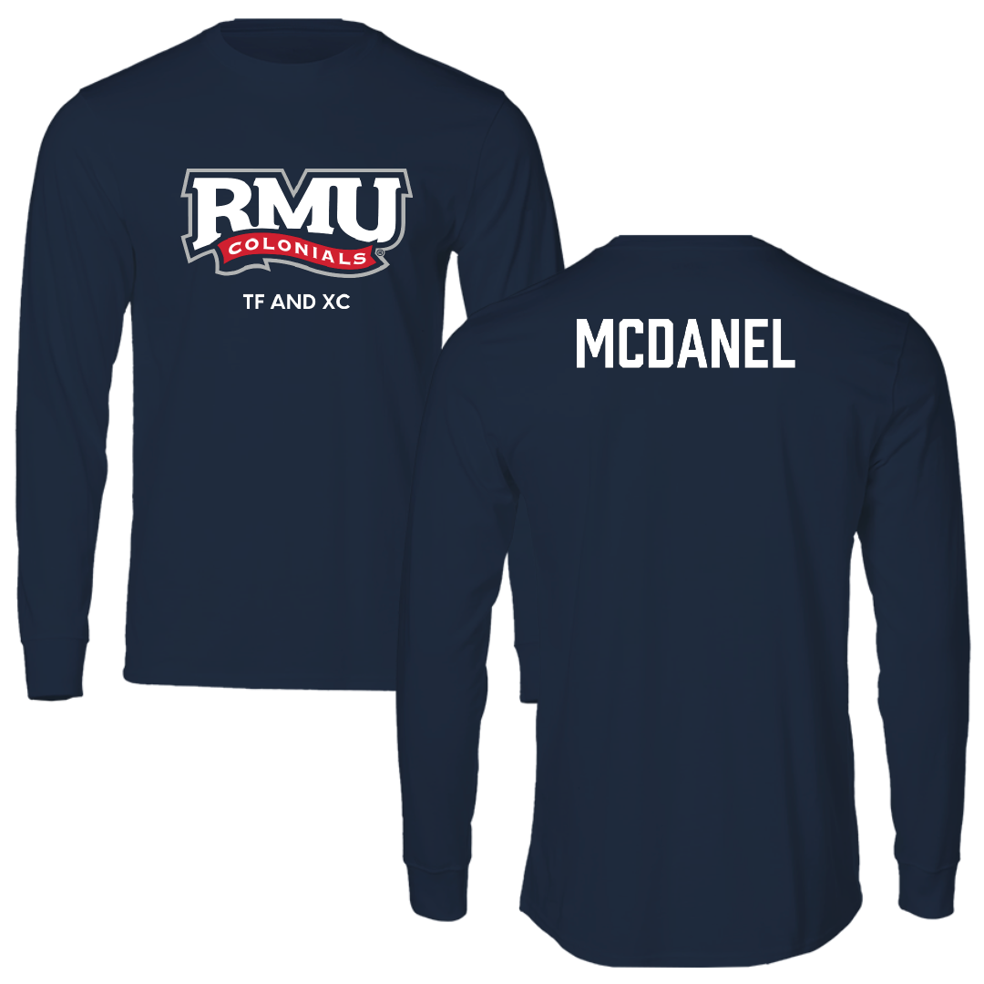 Robert Morris University TF and XC Navy RMU Long Sleeve - Hannah McDanel
