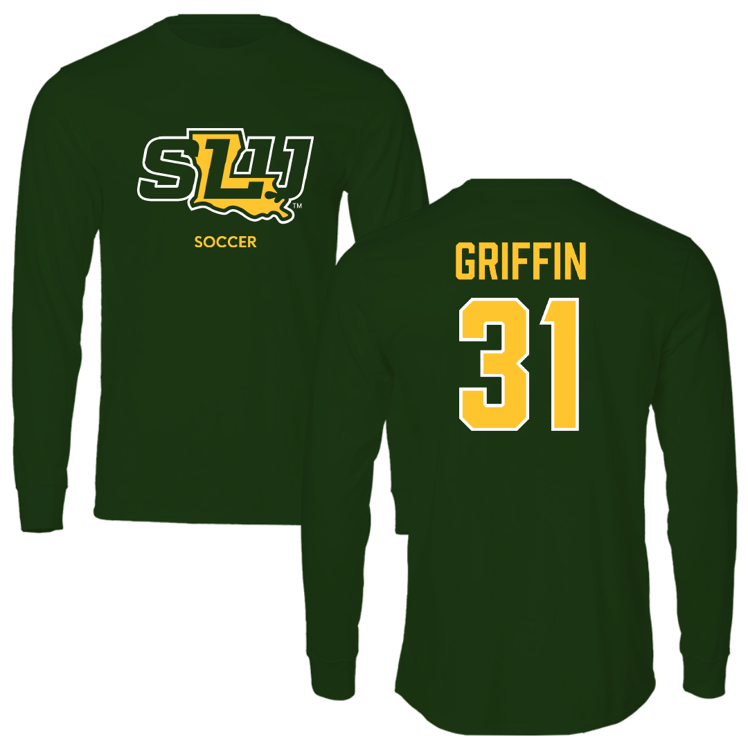 Southeastern Louisiana University Soccer (W) Forest Green Performance Long Sleeve - #31 Olivia Griffin