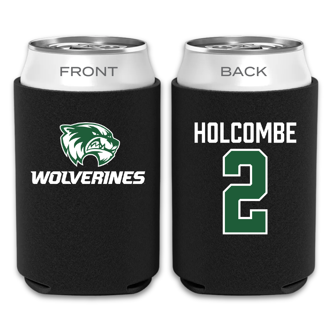 Utah Valley University Basketball Black Can Cooler - #2 Jackson Holcombe