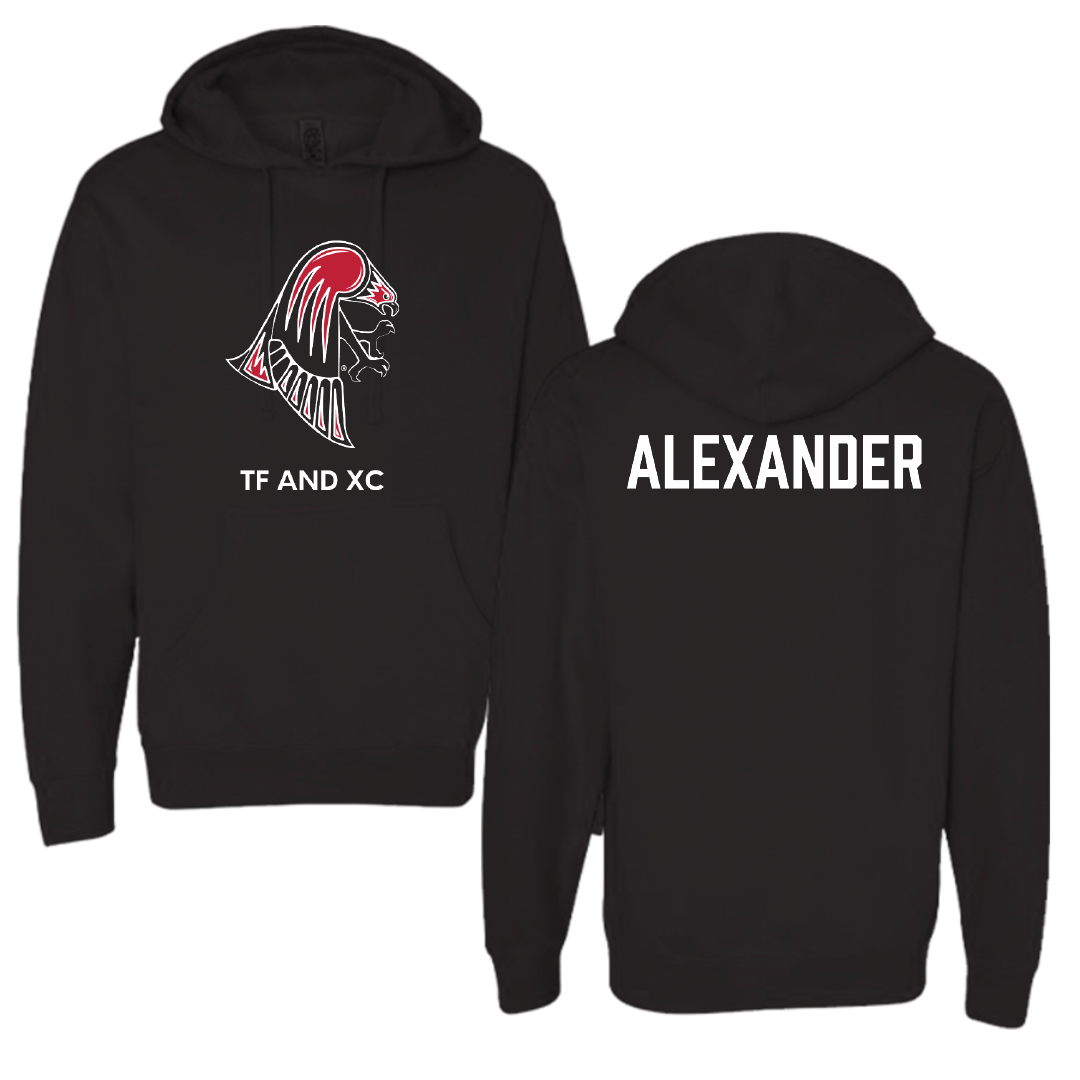 University of Wisconsin-River Falls TF and XC Black Hoodie - Joel Alexander