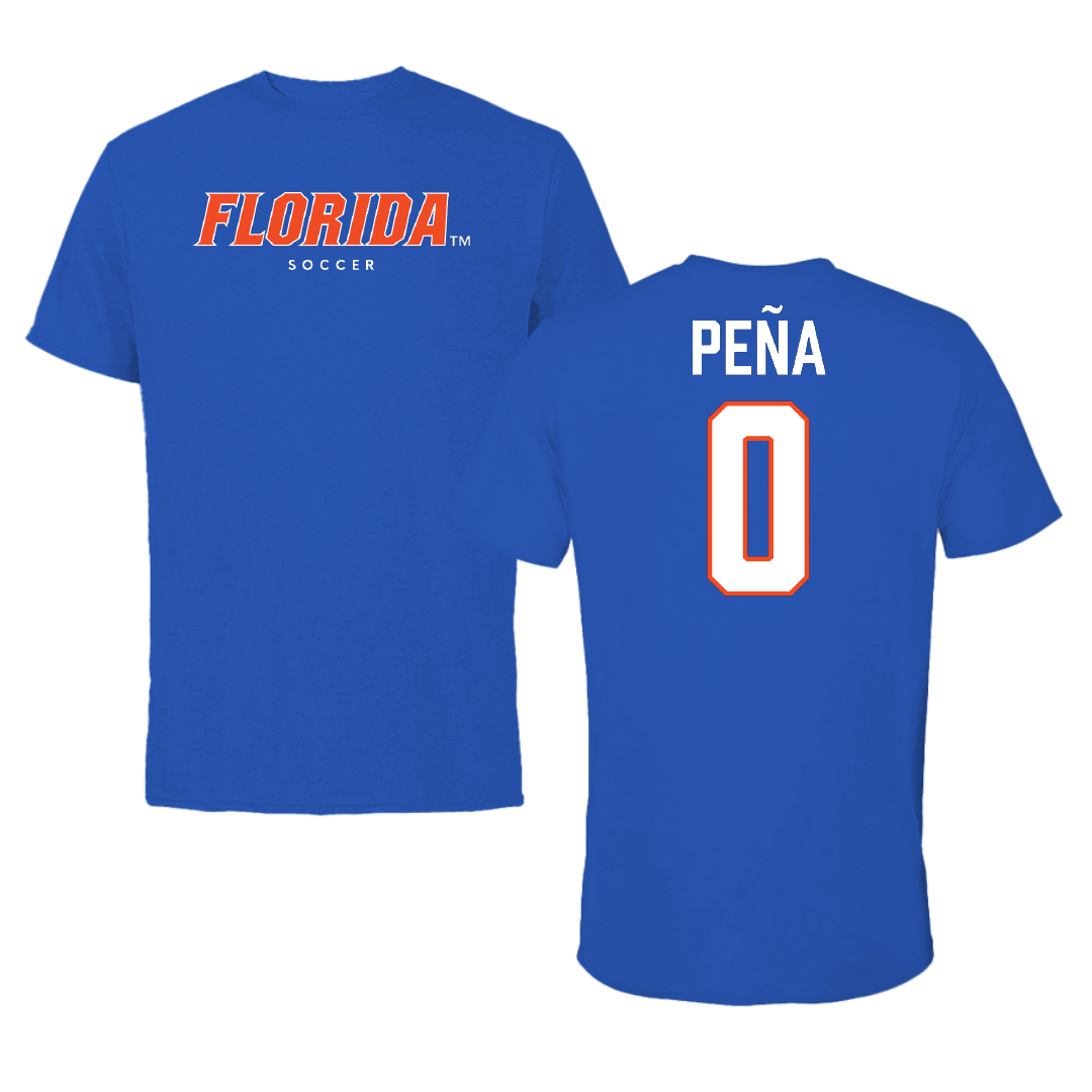 University of Florida Soccer (W) True Royal Florida Tee - #0 Paloma Peña