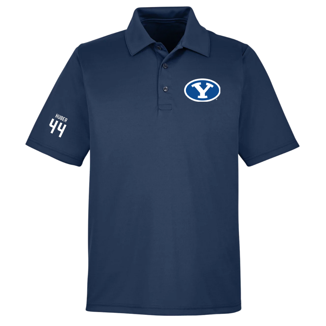 Brigham Young University Softball Navy Polo - #44 Hina Huber