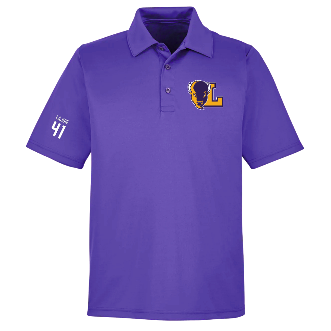 Lipscomb University Baseball Purple Polo - #41 Josh Lajoie