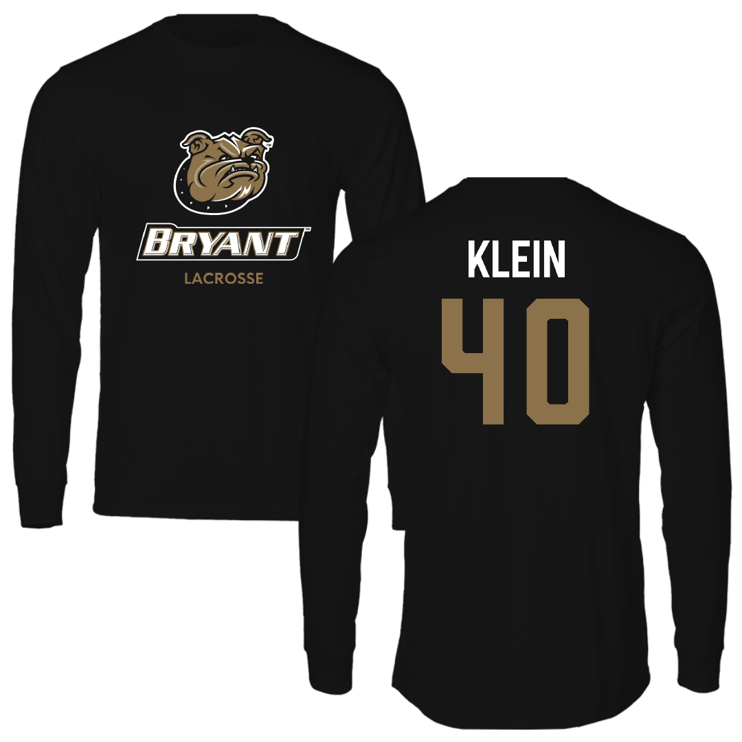 Bryant University Lacrosse (M) Black Long Sleeve - #40 Sam Klein