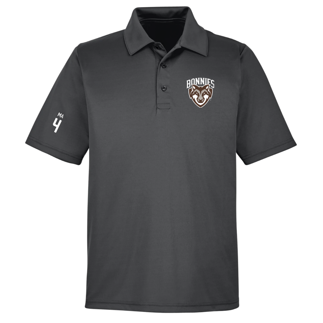 St. Bonaventure University Soccer (W) Dark Gray Polo - #4 Lilly Ma