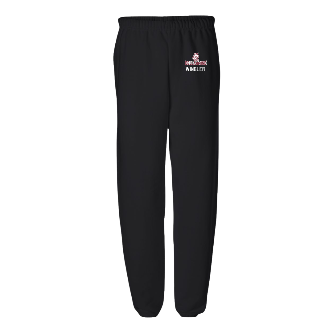 Bellarmine University Basketball (W) Black Sweatpants - #55 Kendall Wingler
