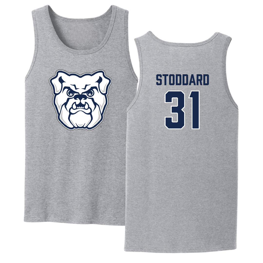 Butler University Basketball Sport Gray Tank Top - #31 Lillian Stoddard