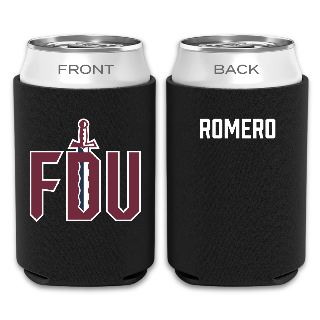 Fairleigh Dickinson University-Metropolitan Campus TF and XC Black Can Cooler - Zander Romero