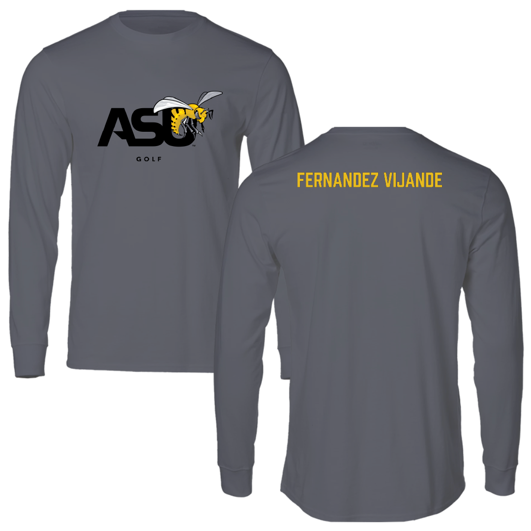 Alabama State University Golf Dark Gray Long Sleeve - Yaiza Fernandez Vijande