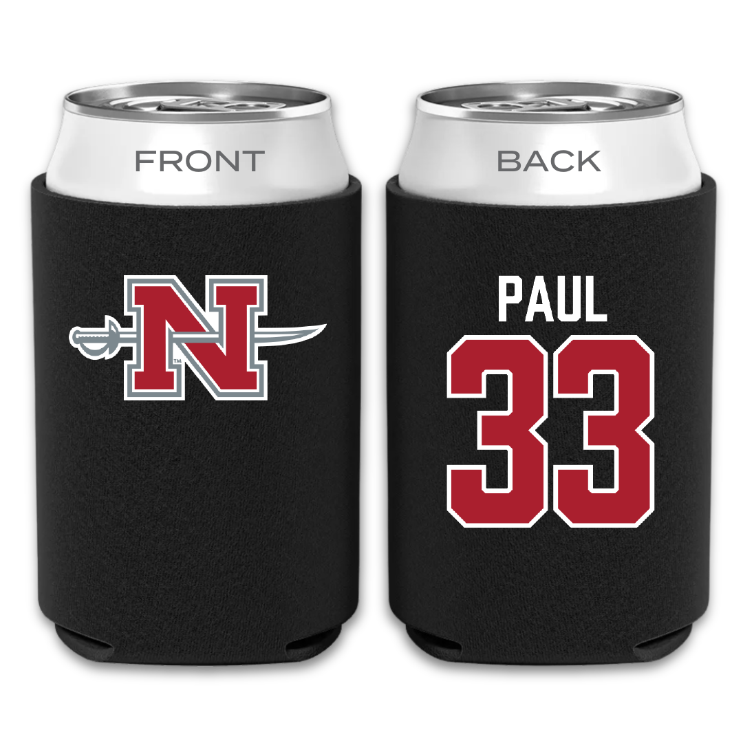 Nicholls State University Football Black Can Cooler - #33 Kyler Paul