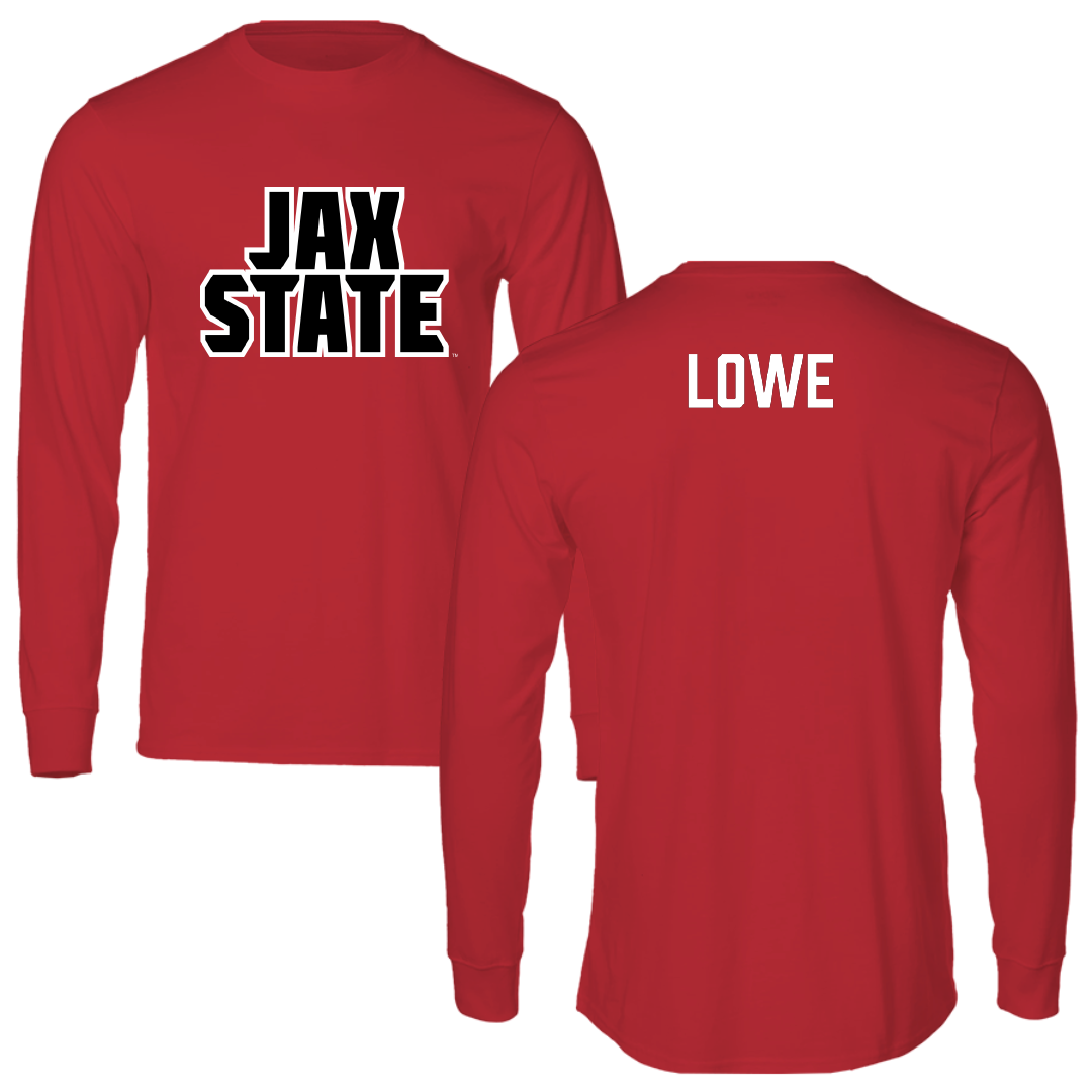 Jacksonville State University TF and XC Red Long Sleeve - Jack Lowe