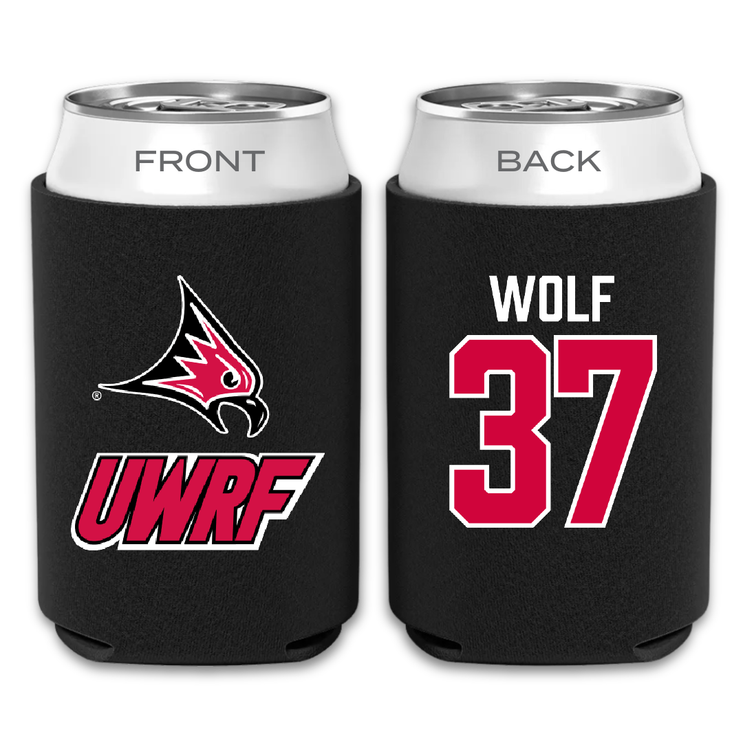 University of Wisconsin-River Falls Football Black Can Cooler - #37 Brayden Wolf