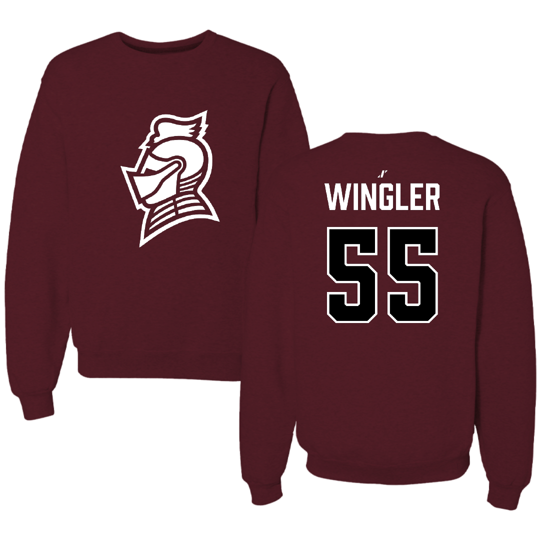 Bellarmine University Basketball (W) Maroon Crewneck - #55 Kendall Wingler