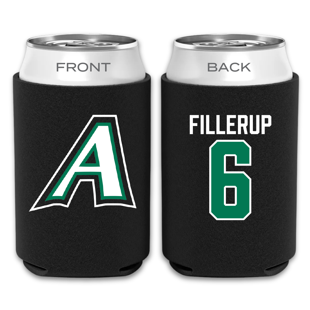 Adams State University Lacrosse Black Can Cooler - #6 Anthony Fillerup
