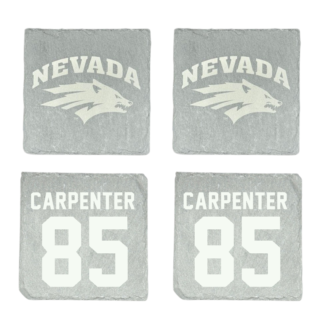 University of Nevada Football Stone Coaster (4 Pack)  - #85 Jett Carpenter