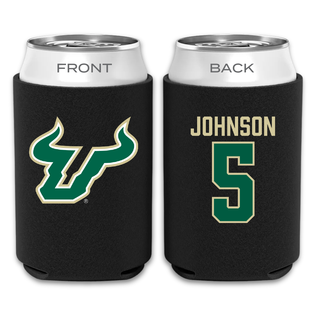 University of South Florida Volleyball Black Can Cooler - #5 Tatiana Johnson
