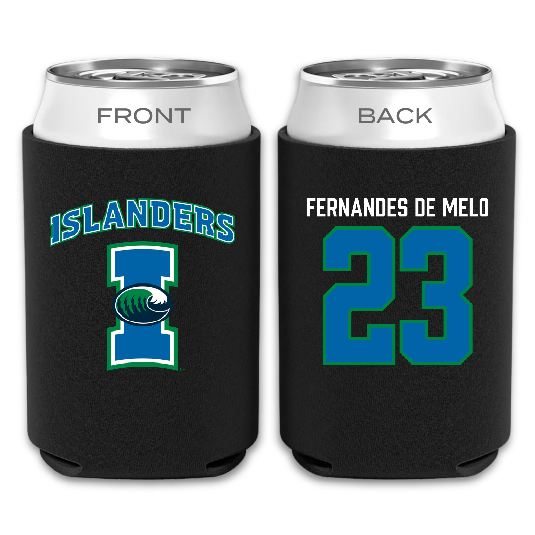 Texas A&M University-Corpus Christi Beach Volleyball Black Can Cooler - #23 Maria Fernandes De Melo