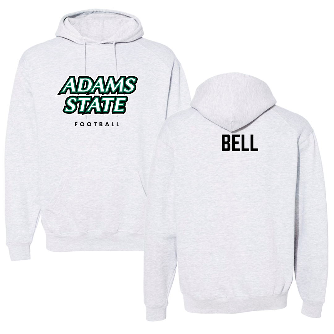 Adams State University Football Gray Block Hoodie - Brandyn Bell