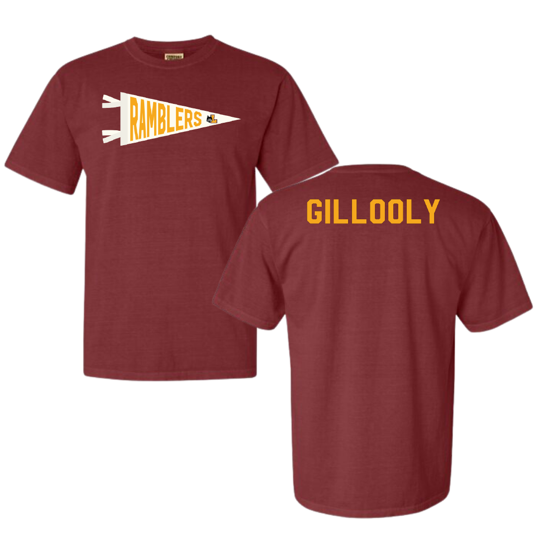 Loyola University-Chicago TF and XC Maroon Pennant Comfort Colors Tee - Ali Gillooly