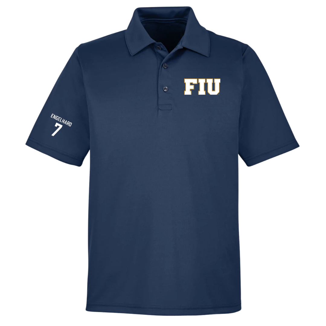 Florida International University Baseball Navy Polo - #7 Chase Engelhard