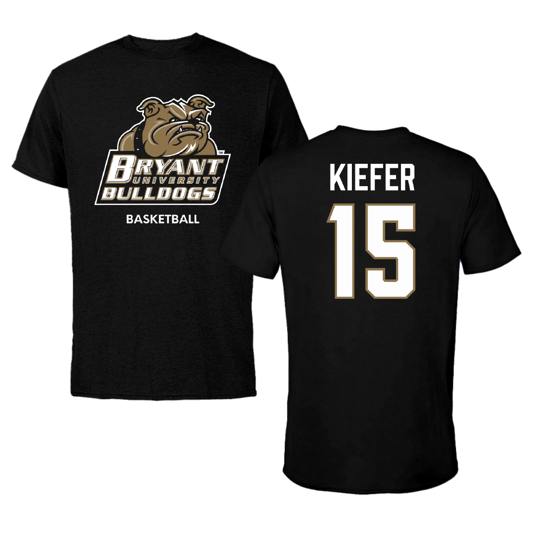 Bryant University Basketball (W) Black Performance Tee - #15 Dana Kiefer